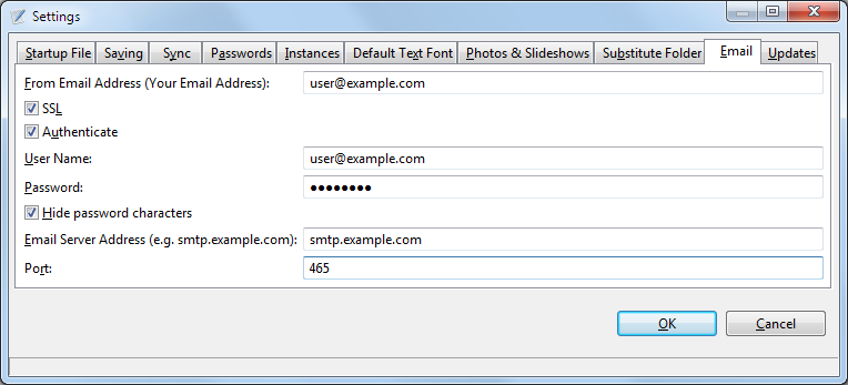 Vault 3 now allows the user to specify SMTP port and SSL