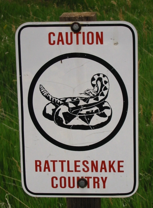 caution - rattlesnake country!