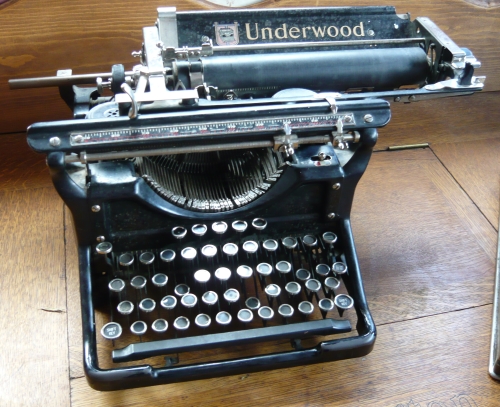 antique typewriter